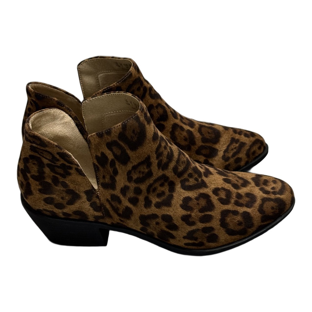 LifeStride Payton 2 Leopard Print Ankle Booties Size 10 - Picture 7 of 9